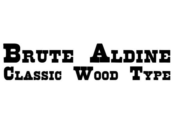 Brute Aldine: A Modern Slab Serif with Timeless Flair