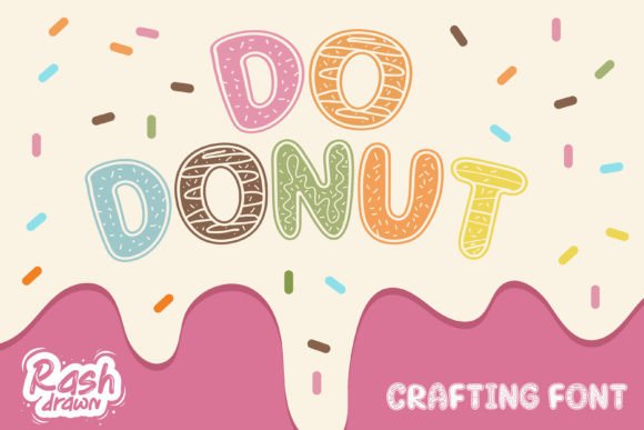 Do Donut: A Cute Font for Food-Themed Designs