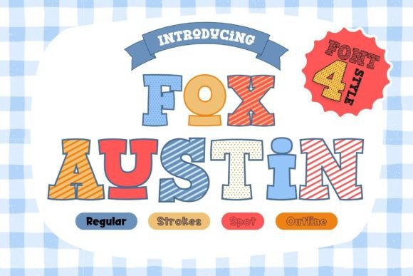 Fox Austin: A Playful Display Font for Captivating Design Projects