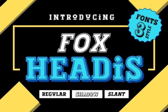 Fox Headis: A Playful Display Font for Captivating Design Projects