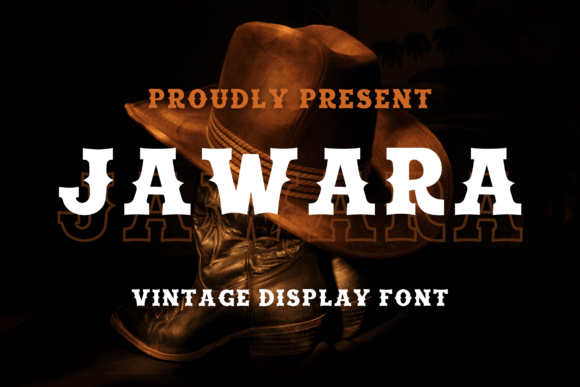 Jawara: A Retro Font with Wild West Ruggedness and Frontier Flair