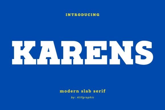 Karens Font: A Modern Elegance for Creative Expression