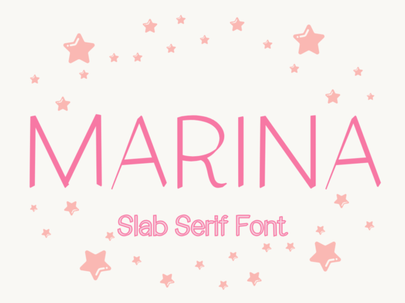 Marina: A Font That Adds Angular Play and Distinctiveness to Creative Projects