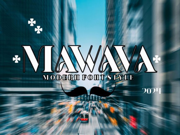 Mawava: A Modern Geometric Typeface for Strong Visual Communication