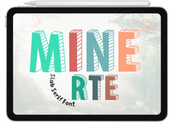 Minerte: A Typeface That Elevates Design with Angular Elegance