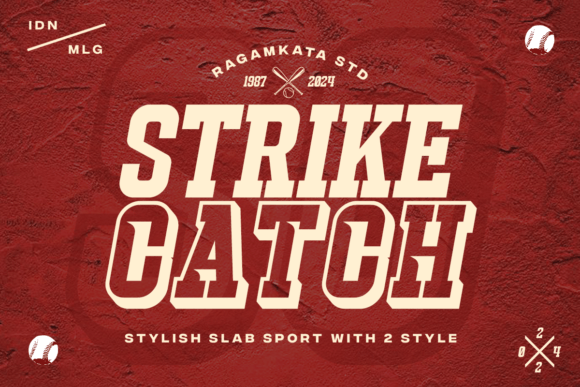 Strike Catch: A Modern Slab Font with Classic Elegance
