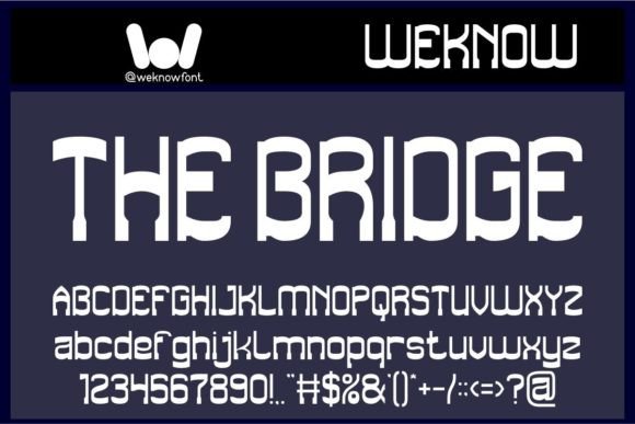 The Bridge: A Playful Slab Serif Font for Modern Designers