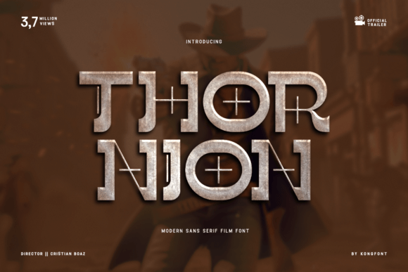 Thornion: A Bold and Edgy Typeface for Impactful Designs