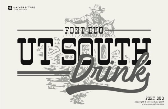 Ut South Drink: The Perfect Font Duo for Modern Design Projects