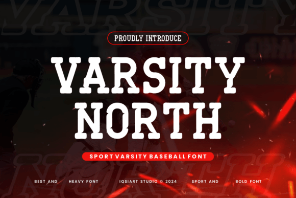 Varsity North: Bold Font for Sports-Themed Designs