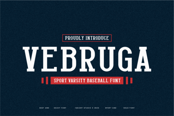 Vebruga: A Bold Font for High-Energy Branding and Design