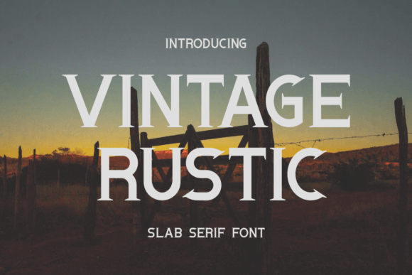 Vintage Rustic: A Timeless Font for Creative and Commercial Projects